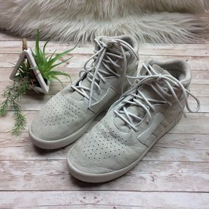 adidas Tubular Athletic Shoes Eggshell High Top